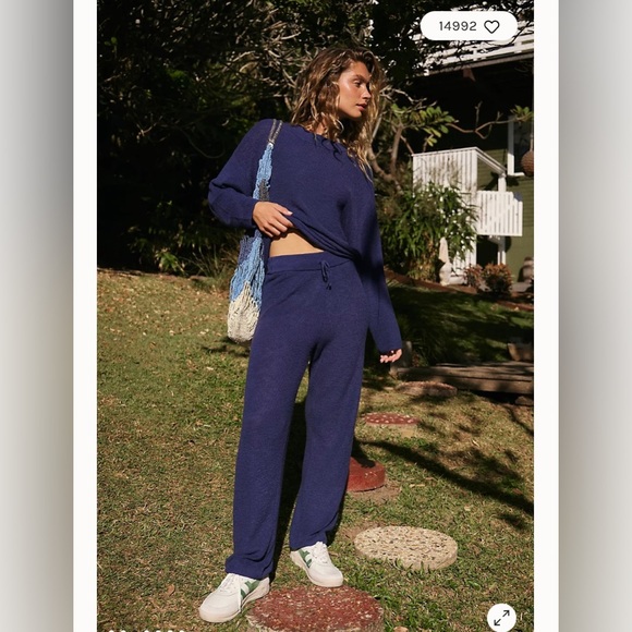 Free People Malibu Sweater Set - Green - Picture 4 of 5